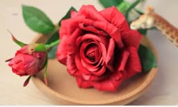 YO CHO Pink Rose Silk Wedding Bouquet Flowers Mariage DIY Bride Flowers Latex Artificial Rose Bouquets For Bridesmaids Decor