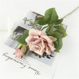 YO CHO Pink Rose Silk Wedding Bouquet Flowers Mariage DIY Bride Flowers Latex Artificial Rose Bouquets For Bridesmaids Decor