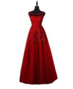 SWS-A-509#Evening Dresses Long Lace Party Prom Graduation Homecoming Valentine's Day Dress Pearl Wholesale Free Customized Girs