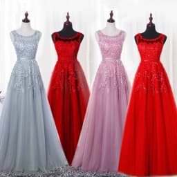 SWS-A-509#Evening Dresses Long Lace Party Prom Graduation Homecoming Valentine's Day Dress Pearl Wholesale Free Customized Girs