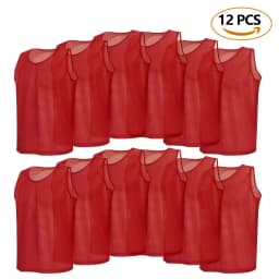 6/12 PCS Adults Children Soccer Training Vest Football Shirts Jerseys Scrimmage Practice Sports Vest Breathable Team Training