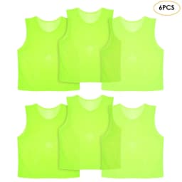6/12 PCS Adults Children Soccer Training Vest Football Shirts Jerseys Scrimmage Practice Sports Vest Breathable Team Training