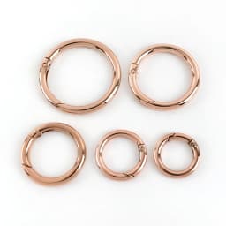 10Pcs Deepeel 10-38mm Metal O Ring Buckle Round Openable Spring Clasp Carabiner Snap Keychain Hooks DIY Clothes Bags Accessories