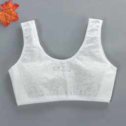 Girls Bra Puberty Students Pure Cotton Mesh Summer Breathable Vest Underwear for Junior and High School Students KF931
