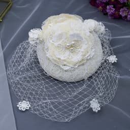 JM10 Fashion Ladies Fascinator Bridal Hats Birdcage Face Veils Bride Headwear Wedding Church Cocktail Party Headpiece