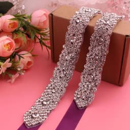 Wedding Dress Accessories, Ladies' Belts, Crystal Belts, Rhinestone Bridal Belts, Wedding Supplies