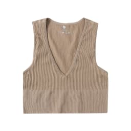 Summer Crop Top Women V-Neck Tanks Sexy Lingerie Sleeveless Short Tee Rib Fitness Underwear Sport Seamless Bra Tops Camisole