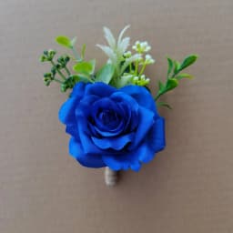 YO CHO White Silk Roses Corsages Boutonnieres Wedding Decoration Marriage Rose Wrist Corsage Pin Boutonniere Flowers for Guests