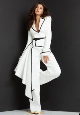 Fashion Designed Women Jumpsuits Long Sleeve Flare Pants Slim Fit Blazer Lace Up Dresses Custom Made