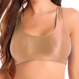 Womens Glossy Mini Skirts Solid Color Shiny Low Rise Elastic Waistband Pool Party Nightclub Ruffled Skirt Bikini Cover Ups