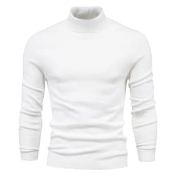 New Winter Turtleneck Thick Mens Sweaters Casual Turtle Neck Solid Color Quality Warm Slim Turtleneck Sweaters Pullover Men