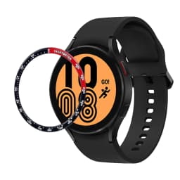 Bezel Ring For Samsung Galaxy Watch 7654 40/44mm Case Protection Metal Frame Protector Time/Speed Scale Cover Bumper Accessories