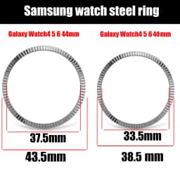 Bezel Ring For Samsung Galaxy Watch 7654 40/44mm Case Protection Metal Frame Protector Time/Speed Scale Cover Bumper Accessories