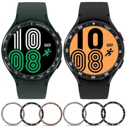 Bezel Ring For Samsung Galaxy Watch 7654 40/44mm Case Protection Metal Frame Protector Time/Speed Scale Cover Bumper Accessories