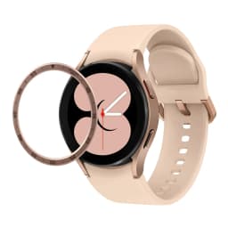Bezel Ring For Samsung Galaxy Watch 7654 40/44mm Case Protection Metal Frame Protector Time/Speed Scale Cover Bumper Accessories