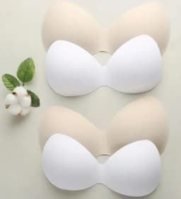1 Pair Women Summer Swimsuit Padding Inserts Sponge Foam Bra Pads Chest Cup Breast Bra Bikini Insert Chest Pad