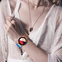 20mm 22mm Nylon Strap for Samsung Galaxy Watch 4/5/6/7 44 40mm Active 2 Scrunchies Elastic Bracelet for Huawei GT6/5/4 Pro 46mm