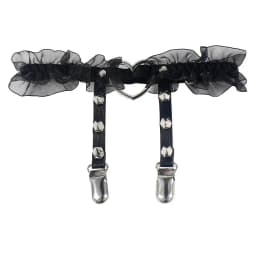 Women Sexy Leather Thigh Garter Belt Pu Punk Elastic Harness Leg Strap Goth Stocking Leglet Belt Garters Suspender For Girl