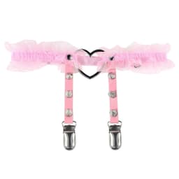 Women Sexy Leather Thigh Garter Belt Pu Punk Elastic Harness Leg Strap Goth Stocking Leglet Belt Garters Suspender For Girl