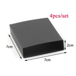 3D Floating Frame PE Film Jewelry Gemstone Storage Box Free Floating Bracket Frame Membrane Ring Earring Necklace Display Case