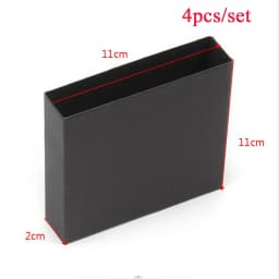3D Floating Frame PE Film Jewelry Gemstone Storage Box Free Floating Bracket Frame Membrane Ring Earring Necklace Display Case