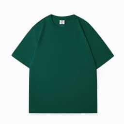 WAVLATII New Women Solid Cotton T Shirts Female Dark Green Oversized Casual Soft Tees Unisex Short Sleeve Summer Tops