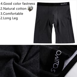 2023 New Style Cotton Boxer Long Leg Underwear For Man Shorts Big Size And Panties Homme Luxury Brand Boxerhomme Underpants
