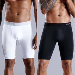 2023 New Style Cotton Boxer Long Leg Underwear For Man Shorts Big Size And Panties Homme Luxury Brand Boxerhomme Underpants