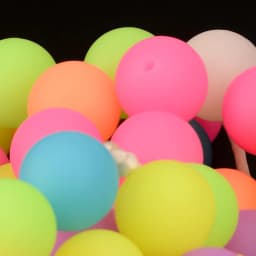 Lofca Luminous Beads 12mm 20pcs Silicone Loose Glow In The Dark Marking DIY Necklace BPA Free For Pacifier Gift Accessories