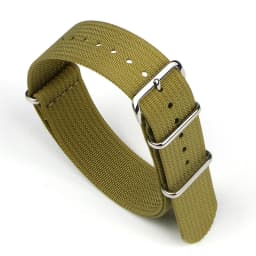 Ribbed Watch Strap 16mm 18mm 19mm 20mm 21mm 22mm 24mm One-Piece Nylon Braid Ballistic Fabric Watchband Accessories Military Band