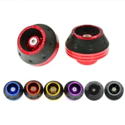 2/4Pcs Universal Motorcycle Wheel Protection Crash Pad Motorbike Crash Protectors Alloy Motocross Falling Front Fork Slider Cups