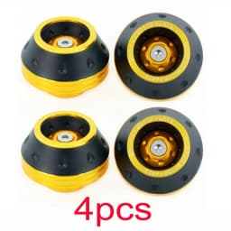 2/4Pcs Universal Motorcycle Wheel Protection Crash Pad Motorbike Crash Protectors Alloy Motocross Falling Front Fork Slider Cups