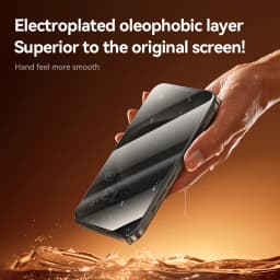Joyroom 1/2Pcs Anti-spy Glass For iPhone 18 17 16 15 Pro Max Glass For iPhone 18 17 16 15 14 13 Pro Max Privacy Screen Protector