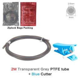 for Bambu Lab P1P AMS A1 mini 3D Printer PTFE Tube Teflonto Pipe Bowden Extruder 1.75mm ID2.5mm OD4mm Bambulab Filament Parts