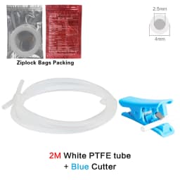 for Bambu Lab P1P AMS A1 mini 3D Printer PTFE Tube Teflonto Pipe Bowden Extruder 1.75mm ID2.5mm OD4mm Bambulab Filament Parts
