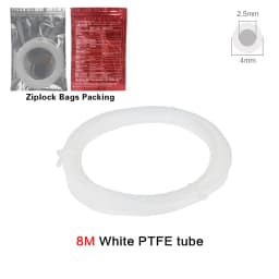 for Bambu Lab P1P AMS A1 mini 3D Printer PTFE Tube Teflonto Pipe Bowden Extruder 1.75mm ID2.5mm OD4mm Bambulab Filament Parts