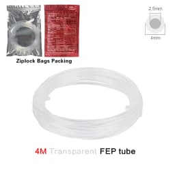 for Bambu Lab P1P AMS A1 mini 3D Printer PTFE Tube Teflonto Pipe Bowden Extruder 1.75mm ID2.5mm OD4mm Bambulab Filament Parts