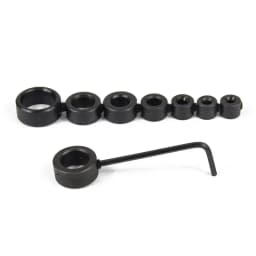 STONEGO 8pcs Drill Bit Depth Stop Rings - 3-16mm Adjustable Collars, Positioner, for Precision Woodworking