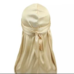 Unisex Women Men Silk Durag Turban Hat Wigs Biker Headwear Headband Hair Accessories Long Tail Straps Bandanas Silky Durags