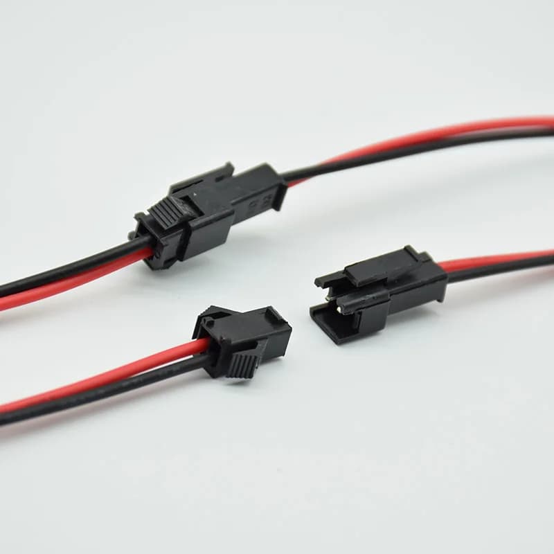 5Pairs 10pcs 15cm Long JST SM 2Pins Plug Male to Female Wire Connector cable pigtail Plug