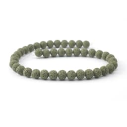 Volcanic Lava Natural Stone Beads Colorful Black Round Rock Lava Loose Beads 6mm-16mm For DIY Necklace Bracelet Jewelry Making