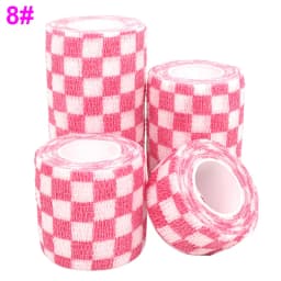 1 Pcs Printed Self Adhesive Elastic Bandage 4.8m Colorful Sports Wrap Tape for Finger Joint Knee First Aid Kit Pet Tape
