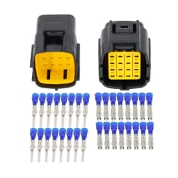 1.8mm 1/2/3/4/6/8/10/12/16Pin Connector Automotive Waterproof Electrical Wire Plug Oxygen Sensor Car Connector Male Female