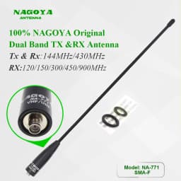 Original NAGOYA Antenna NA-771 SMA-Female Fit for Two Way Radio UV-5R UV-82 TH-UV8000D UV-25D NOTE Dual Band Antenna