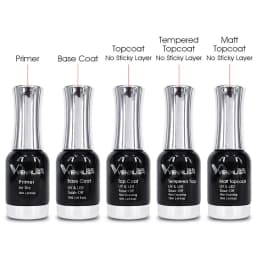 Venalisa 12ml TPO FREE Diamond Top Coat Supply Nail Art Enamel Gel Nail Polish Shining Glitter Sequin Starry Platinum Paint Gel