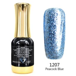 Venalisa 12ml TPO FREE Diamond Top Coat Supply Nail Art Enamel Gel Nail Polish Shining Glitter Sequin Starry Platinum Paint Gel