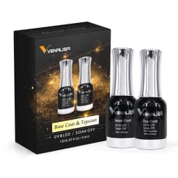 Venalisa 12ml TPO FREE Diamond Top Coat Supply Nail Art Enamel Gel Nail Polish Shining Glitter Sequin Starry Platinum Paint Gel