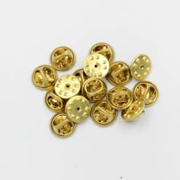 50sets/lot 11.4mm Base Butterfly Brooch Base Holder Copper Metal Brooch Pins Badge Holder For Diy Jewelry Making Findings