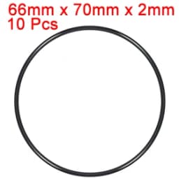 10pcs NBR O Ring Seal Gasket Thickness CS 2mm OD 38~70mm Nitrile Rubber O-Rings Seal Rings Sealing Gaskets Oil Resistance Washer