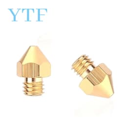 3D Printer MK8 Brass Large Diameter Nozzle DIY Kit Spray Extrusion Head 1.0 1.2 1.5mm 1.75/3mm Accessories
